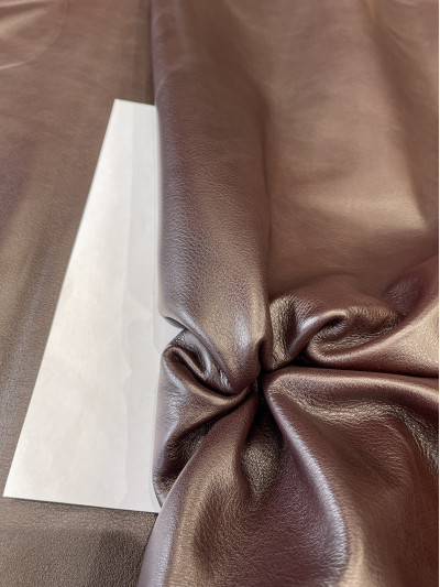 Бычья кожа, наппа для обуви и галантереи, Nappa Verona Soft Brown 1,4 - 1,6 мм, Испания