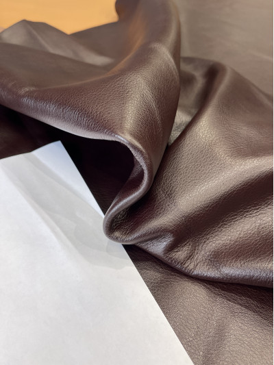 Бычья кожа, наппа для обуви и галантереи, Nappa Verona Soft Brown 1,4 - 1,6 мм, Испания