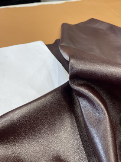 Бычья кожа, наппа для обуви и галантереи, Nappa Verona Soft Brown 1,4 - 1,6 мм, Испания