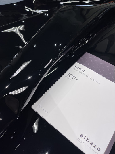 Телячья лаковая кожа для обуви, Posh 0000 (0.8 - 1.0 мм,) Италия