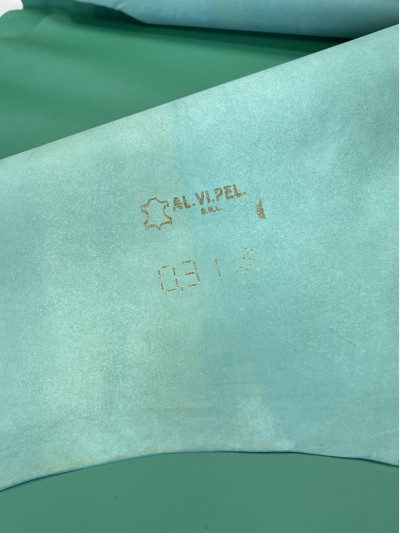 Кожподклад для обуви, Al.Vi.Pelle цвет Verde 0.7 - 0.8 мм (Италия)